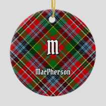 Clan MacPherson Tartan Ceramic Ornament