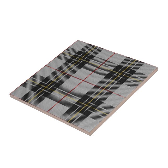 Clan MacPherson Tartan  Ceramic Tile (Side)