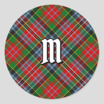 Clan MacPherson Tartan Classic Round Sticker