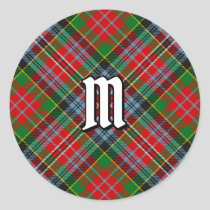 Clan MacPherson Tartan Classic Round Sticker