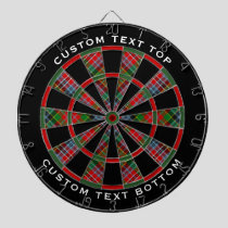 Clan MacPherson Tartan Dart Board