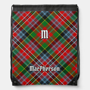 Clan MacPherson Tartan Drawstring Bag