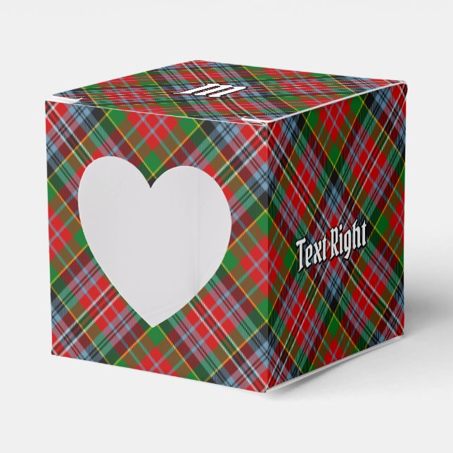 Clan MacPherson Tartan Favor Box (Front Side)