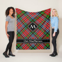 Clan MacPherson Tartan Fleece Blanket
