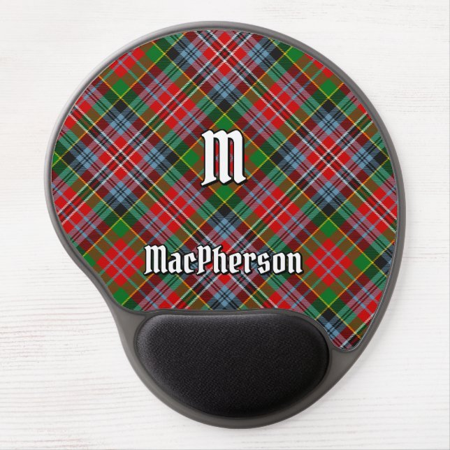 Clan MacPherson Tartan Gel Mouse Pad (Front)