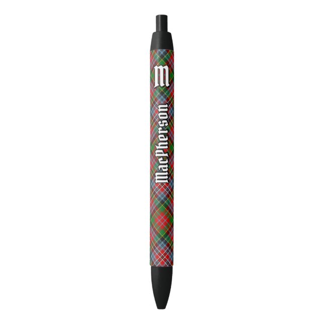 Clan MacPherson Tartan Ink Pen (Front Vertical)