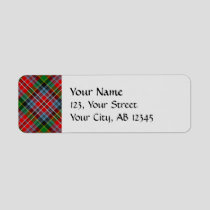 Clan MacPherson Tartan Label