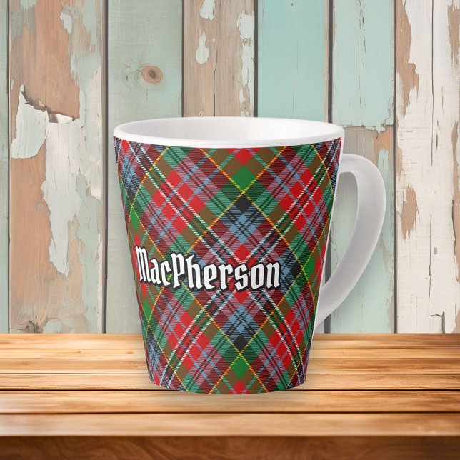 Clan MacPherson Tartan Latte Mug (Creator Uploaded)