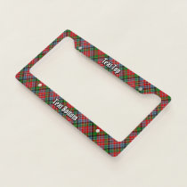 Clan MacPherson Tartan License Plate Frame