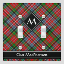 Clan MacPherson Tartan Light Switch Cover