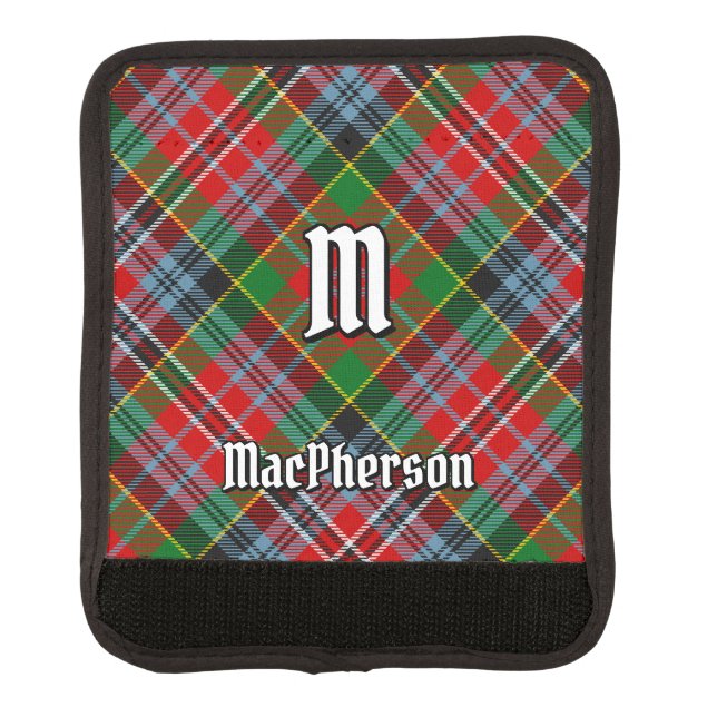 Clan MacPherson Tartan Luggage Handle Wrap (Front)