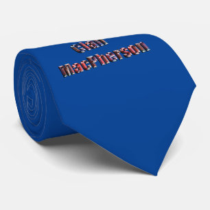 Clan Macpherson Tartan Name, Neck Tie