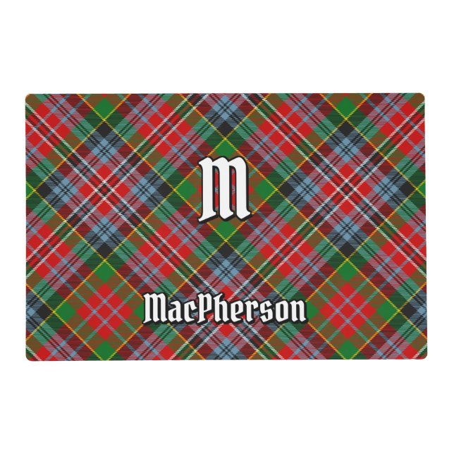 Clan MacPherson Tartan Placemat (Front)