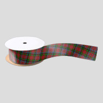 Clan MacPherson Tartan Satin Ribbon