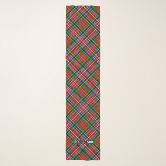 Clan MacPherson Tartan Scarf (Front)