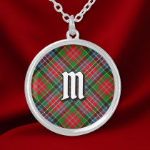 Clan MacPherson Tartan Silver Plated Necklace