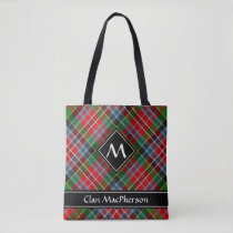 Clan MacPherson Tartan Tote Bag