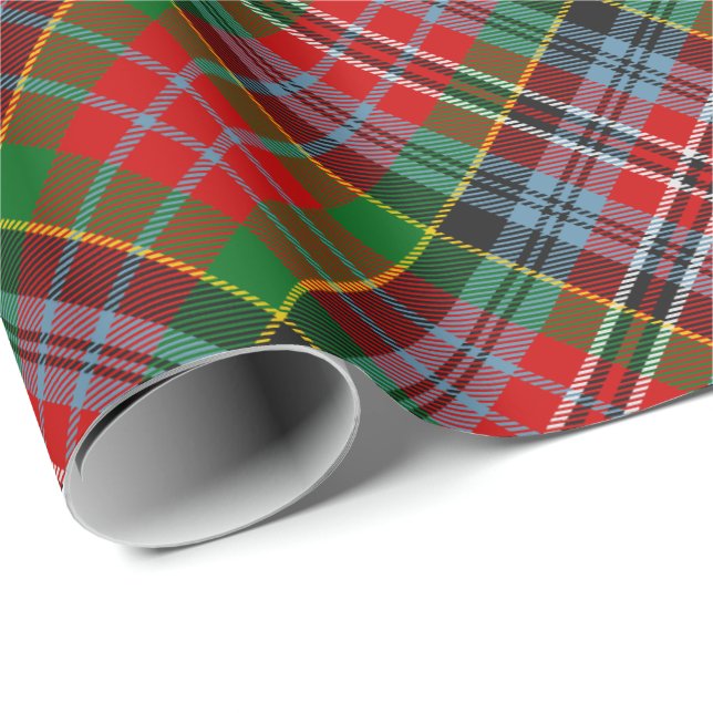 Clan MacPherson Tartan Wrapping Paper (Roll Corner)