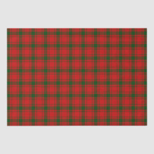 Clan MacQuarrie Tartan and Crest Tissue Paper