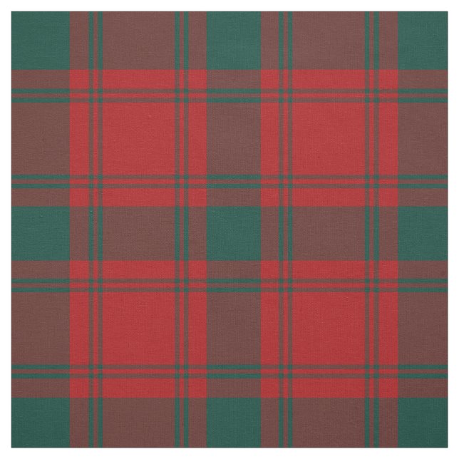 Clan MacQuarrie Tartan Fabric (Swatch)