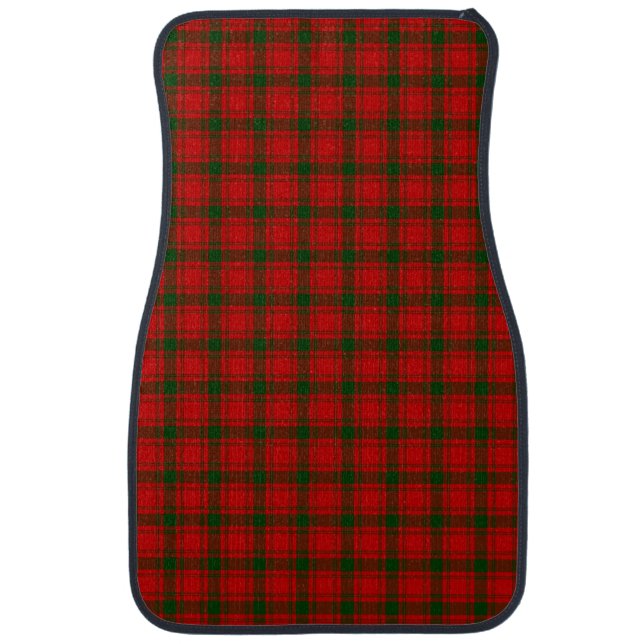 Clan MacQuarrie Tartan Plaid  Car Floor Mat (Front)