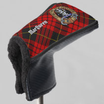 Clan MacQueen Crest over Tartan Golf Head Cover