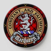 Clan MacQueen Crest over Tartan PopSocket