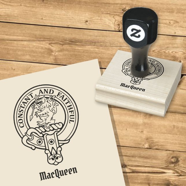 Clan MacQueen Crest Rubber Stamp (Creator Uploaded)
