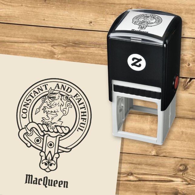 Clan MacQueen Crest Self-inking Stamp (Creator Uploaded)