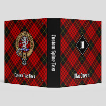 Clan MacQueen Tartan 3 Ring Binder