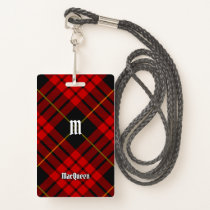 Clan MacQueen Tartan Badge
