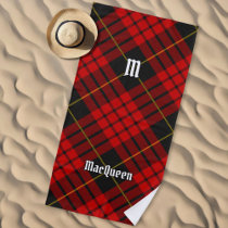 Clan MacQueen Tartan Beach Towel