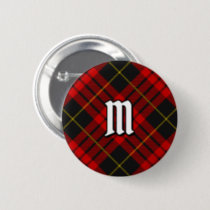 Clan MacQueen Tartan Button