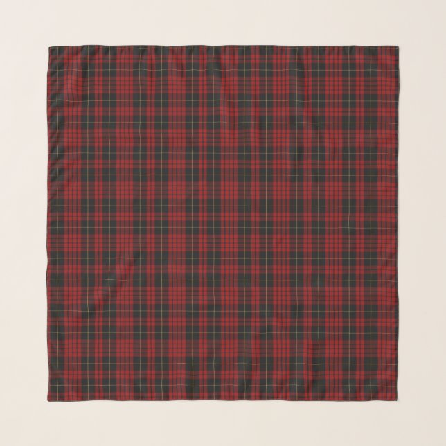 Clan MacQueen Tartan Chiffon Scarf (Front)