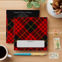 Clan MacQueen Tartan Envelope