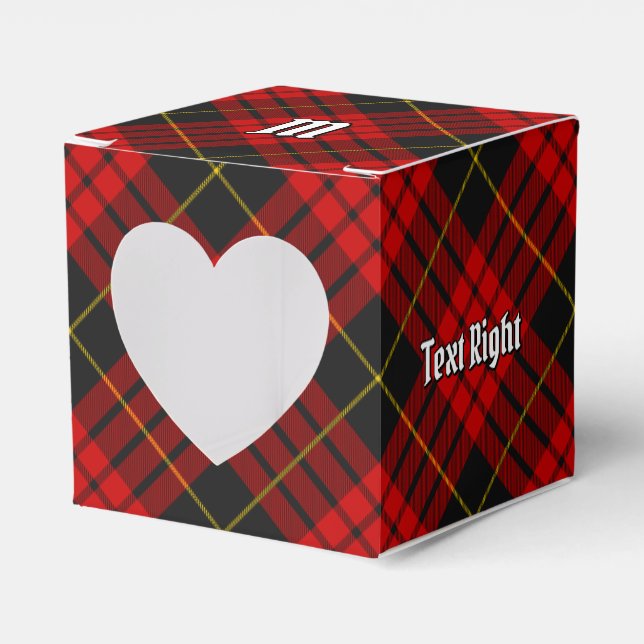 Clan MacQueen Tartan Favor Boxes (Front Side)