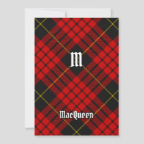 Clan MacQueen Tartan Invitation