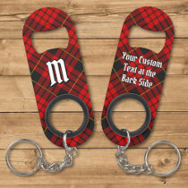 Clan MacQueen Tartan Keychain Bottle Opener