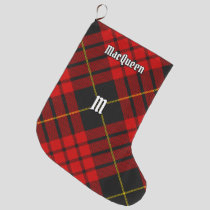 Clan MacQueen Tartan Large Christmas Stocking