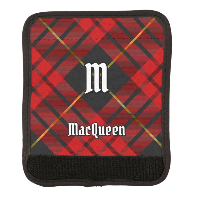 Clan MacQueen Tartan Luggage Handle Wrap (Front)
