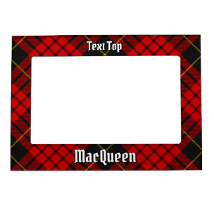 Clan MacQueen Tartan Magnetic Frame