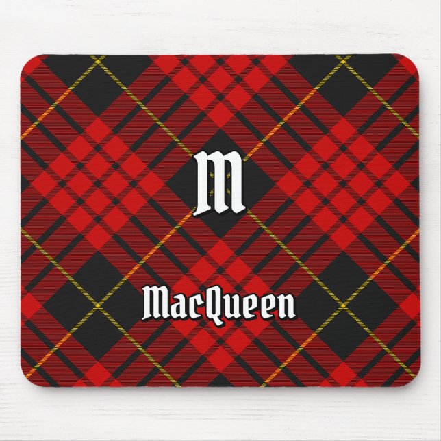 Clan MacQueen Tartan Mouse Pad (Front)