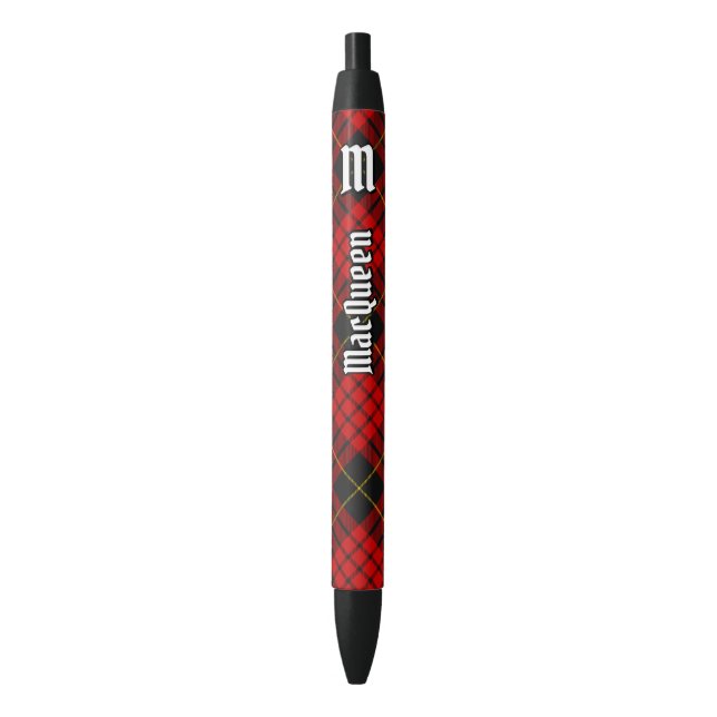 Clan MacQueen Tartan Pen (Front Vertical)