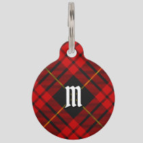 Clan MacQueen Tartan Pet ID Tag