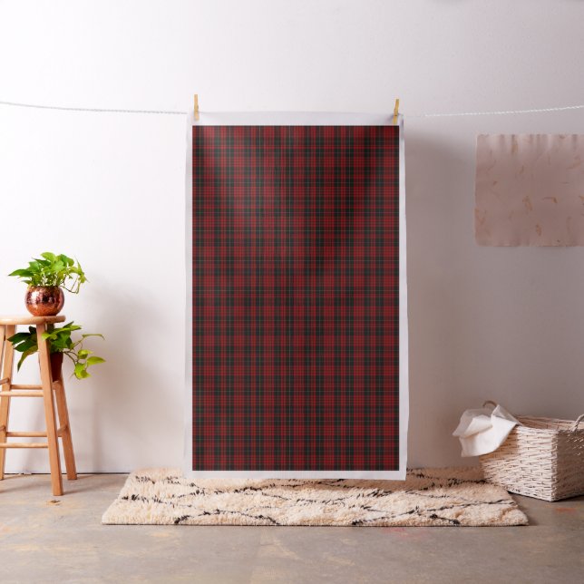 Clan MacQueen Tartan Plaid Fabric (In Situ)