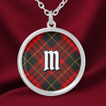 Clan MacQueen Tartan Silver Plated Necklace