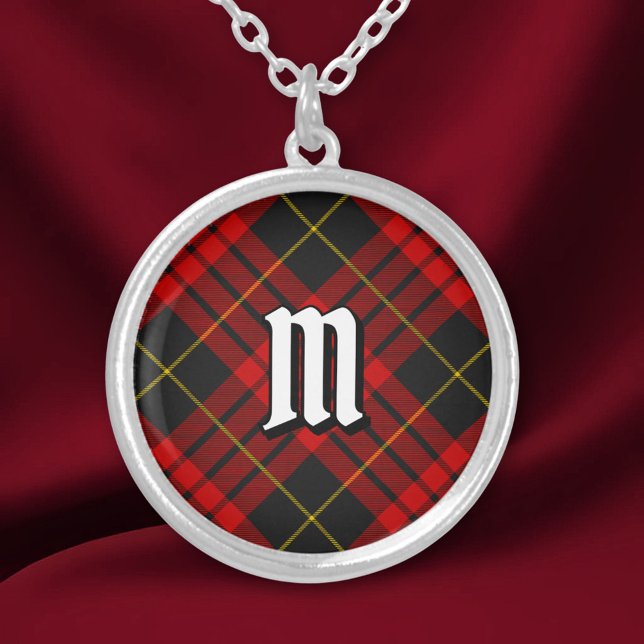 Clan MacQueen Tartan Silver Plated Necklace (Creator Uploaded)