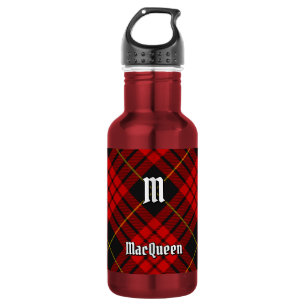 Clan MacQueen Tartan Stainless Steel Water Bottle