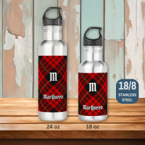 Clan MacQueen Tartan Stainless Steel Water Bottle