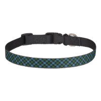 Clan MacRae Hunting Tartan Blue and Green Plaid Pet Collar